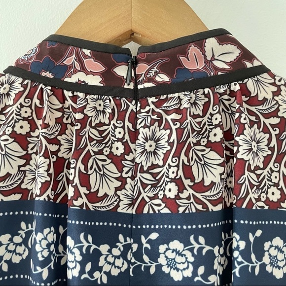 Kate Spade Patchwork Roseta Dress in Deep Russet - Picture 8 of 11